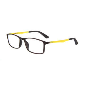 NEW KIDS GAMER SPECS Black & Yellow GAME OVER Eyeglasses 49mm made with TR-90